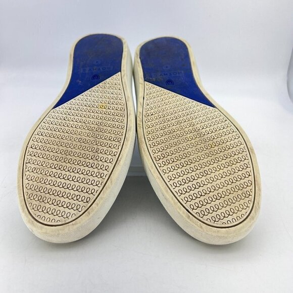 Rothy’s The Original Women Size 8 Bright White Textile Slip On Flat Shoes - Picture 10 of 15